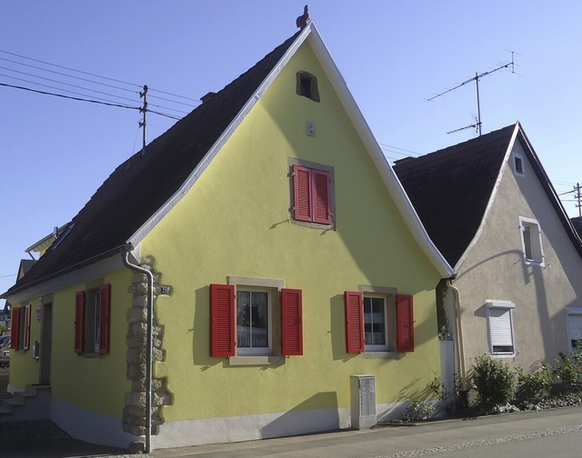 Ein Haus an der Hauptstrae. Zum Erneu...er Zuschuss fr drei  Privatgebude.    | Foto: KommunalKonzept BW