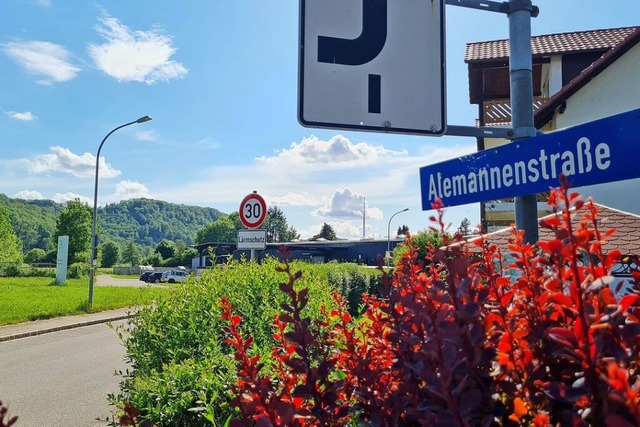 An der Alemannenstrae in Maulburg soll die neue Anschlussunterkunft entstehen.   | Foto: Gerald Nill