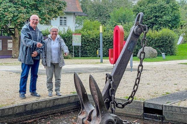 Wo ist denn hier der Hafen? Grafenhausen und seine Anker-Skulptur