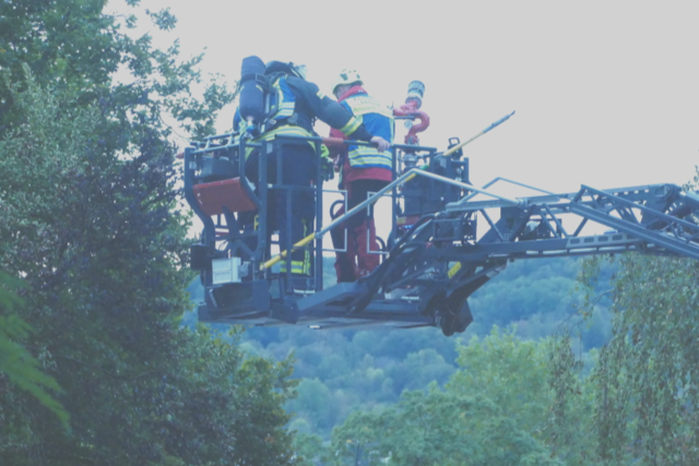 Beim Lrracher SAK im Alten Wasserwerk ist ein Feuer ausgebrochen