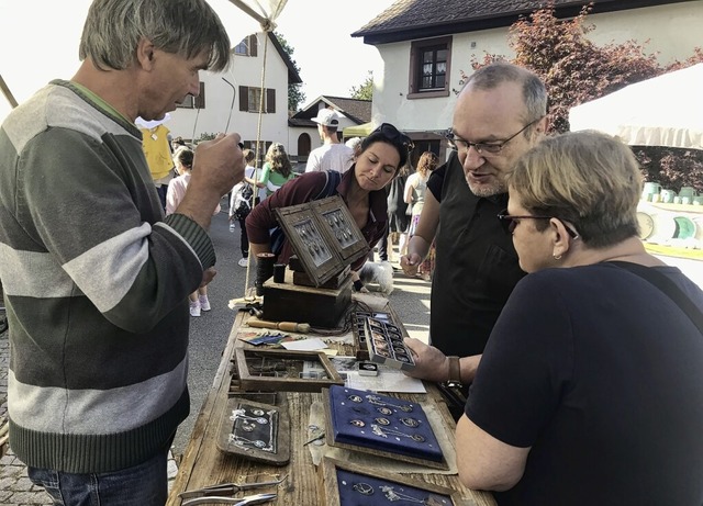 Holzen rstet sich fr den diesjhrige...chnes Wetter wie im vergangenen Jahr.  | Foto: Jutta Schtz