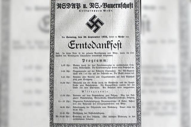 Erntedank fest im Griff der NSDAP