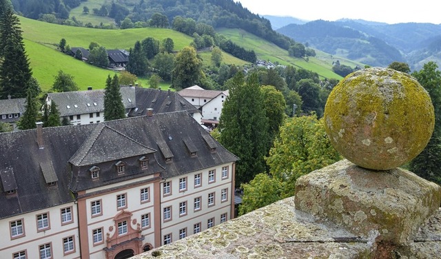 Die Aussicht vom Turmumgang auf der Pfarrkirche.  | Foto: Gabriele Hennicke