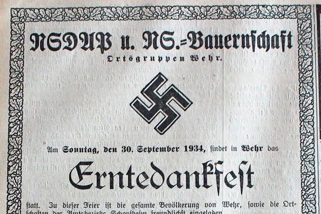 Die NSDAP nahm das Erntedankfest 1934 fest in ihren Griff