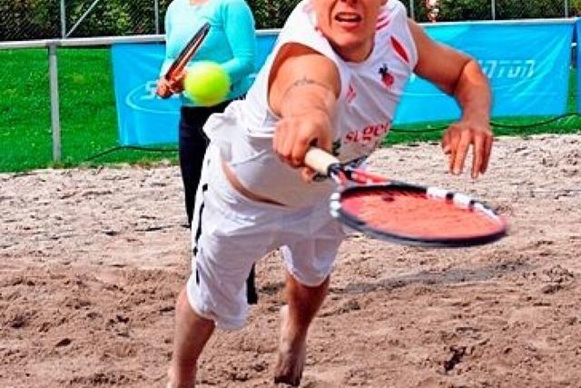 Auch in Lahr soll man Beachtennis spielen knnen