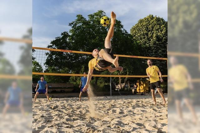 Turnier im Footvolley