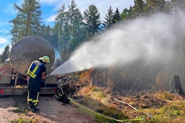 Gllefsser als Wasserreservoire: Bei greren Brnden im Hochschwarzwald helfen oft Landwirte