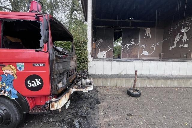 Nach dem Feuer beim SAK in Lrrach ermittelt die Kripo wegen Brandstiftung