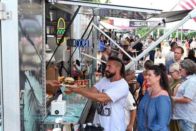 Foodtruck-Festival auf dem Marktplatz in Emmendingen