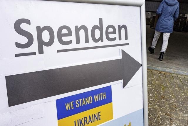 Ukraine-Spendenaktion in Friesenheim