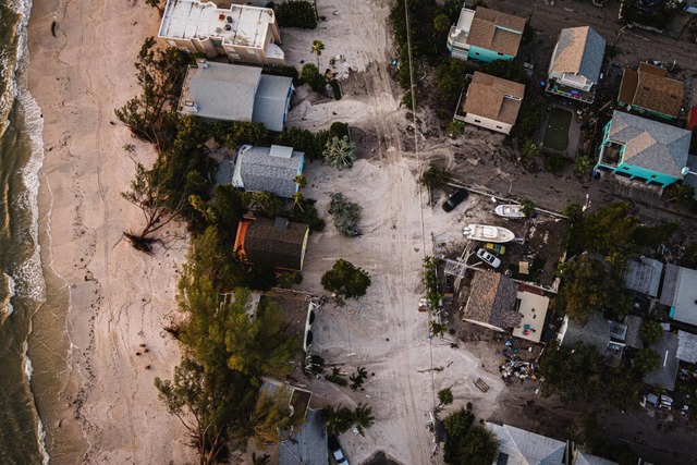 Eine Luftaufnahme von Treasure Island, Florida<Bildquelle></Bildquelle>  | Foto: Dave Decker (dpa)