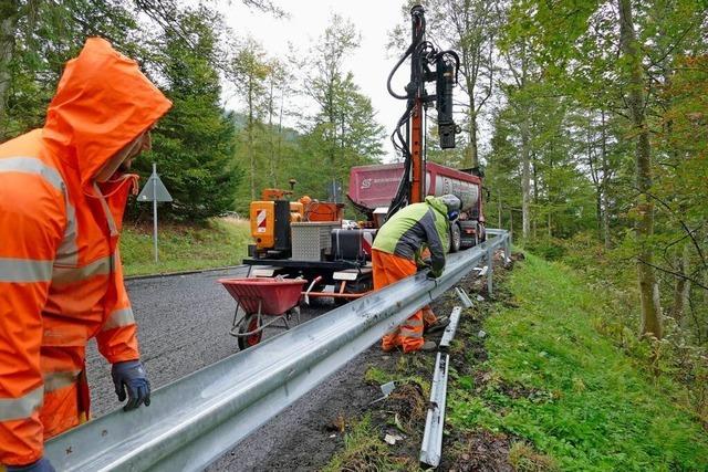 Die Schauinslandstrae bei Freiburg ist weiterhin gesperrt – aber nicht alle halten sich dran