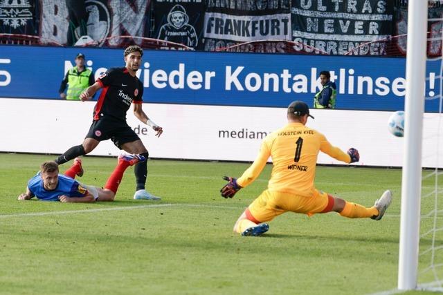 4:2 in Kiel: Frankfurt ist jetzt Bayern-Jäger