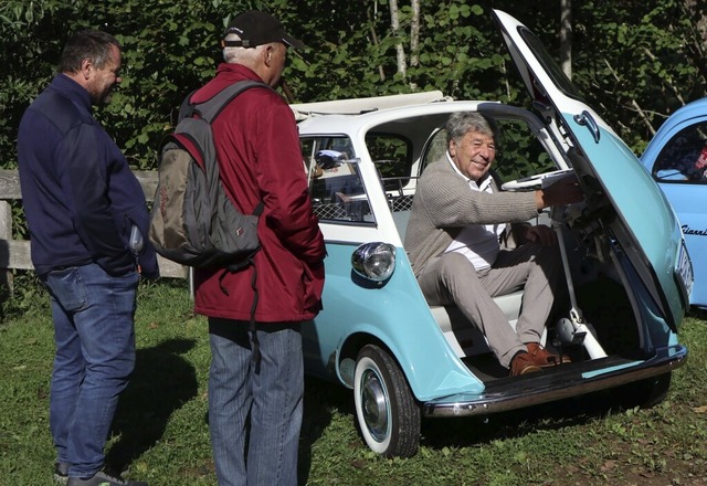 Gnter Metzger trumt von einer Reise mit der Isetta nach Italien.  | Foto: Thomas Winckelmann