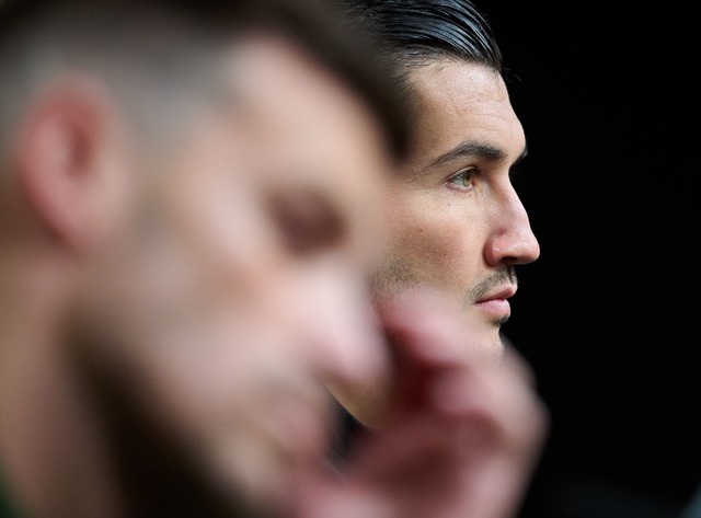 Pascal Gro&szlig; und Nuri Sahin hoffe...pions-League-Duell mit Celtic Glasgow.  | Foto: Bernd Thissen/dpa