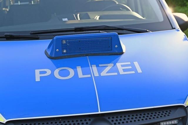 Unfall nach Wendemanver auf der B317 in Lrrach