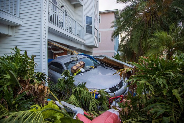 Der Hurrikan hat Auswirkungen auf Millionen Menschen.  | Foto: Luis Santana/Tampa Bay Times via AP/dpa