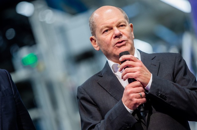 Wird am in Baden-W&uuml;rttemberg erwa...undeskanzler Olaf Scholz. (Archivbild)  | Foto: Christoph Schmidt/dpa