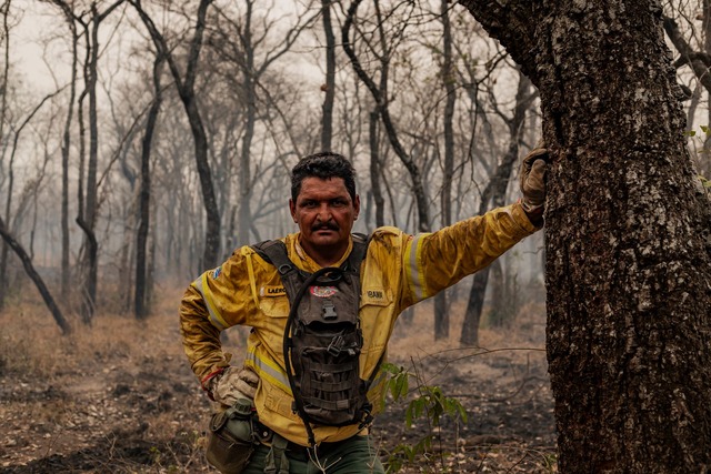 "Wir m&uuml;ssen unsere Umwelt verteid...oll es sonst machen?", sagt Fernandes.  | Foto: Diego Cardoso/dpa