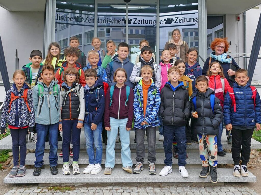 Klasse 4d der Johann-Heinrich-von-Landeck-Schule Bad Krozingen