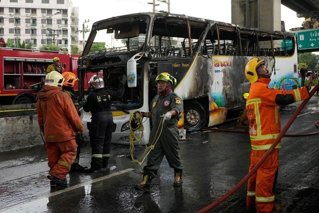 Feuerinferno in Schulbus: Mehr als 20 Tote in Thailand