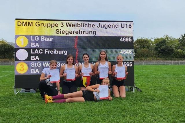 Freude ber Medaillenregen bei jungen Leichtathleten aus dem Schwarzwald