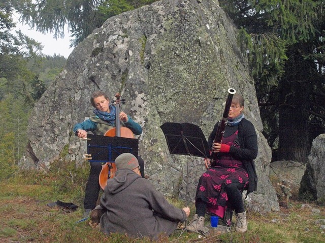 Zu Lieblingspltzen des ersten Klang-S...on und Angela Gladstone ihre Besucher.  | Foto: Karin Stckl-Steinebrunner