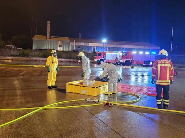 Gefahrguteinsatz auf dem Zollhof in Weil am Rhein<Bildquelle></Bildquelle>  | Foto: Feuerwehr Weil am Rhein