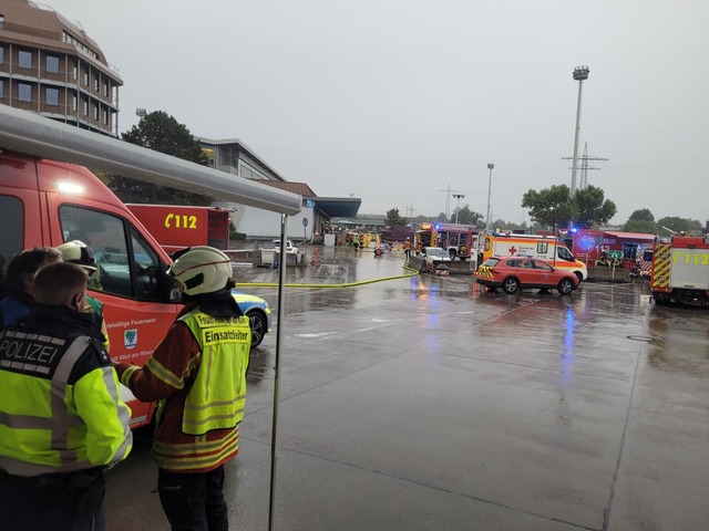 Gefahrguteinsatz auf dem Zollhof in Weil am Rhein<Bildquelle></Bildquelle>  | Foto: Feuerwehr Weil am Rhein