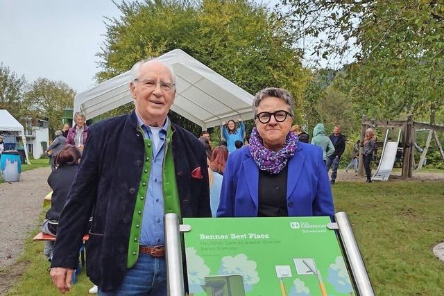 Neuer Multifunktionsplatz: Grozgige Spende fr SOS-Kinderdorf in Sulzburg