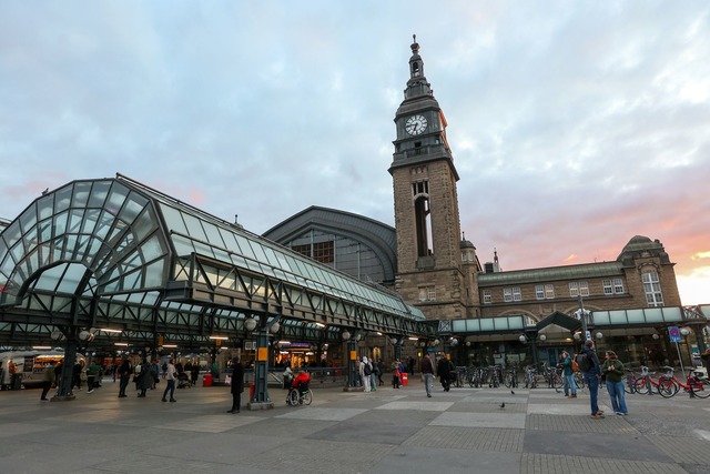 Der Zug fuhr laut Deutscher Bahn von Frankfurt nach Hamburg.  | Foto: Bodo Marks/dpa