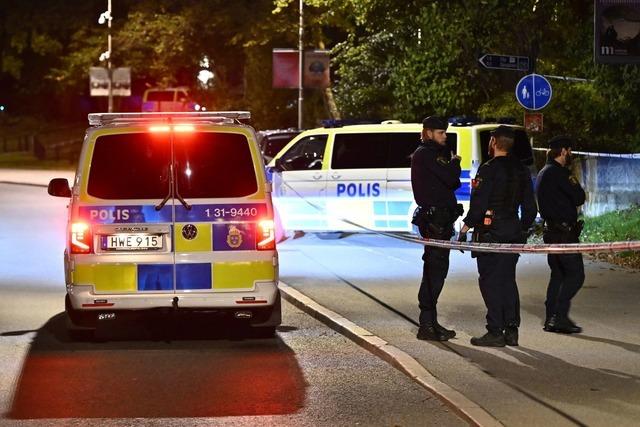 Drei Schusswaffenvorfälle in Stockholm in 20 Minuten