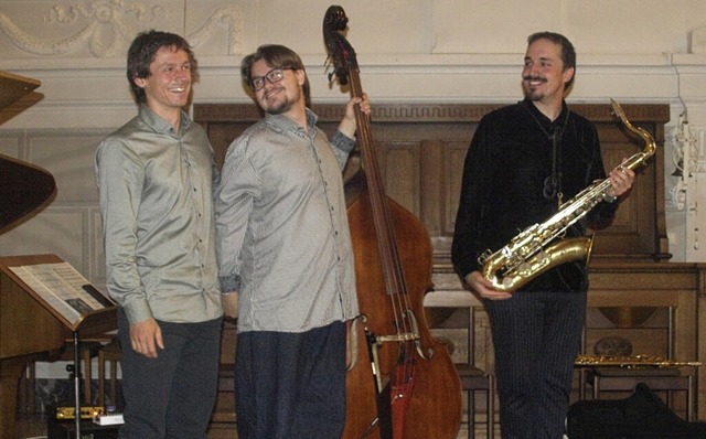 Das Trio KEK bot Jazz in der Herrischr...rabend des Tages der Deutschen Einheit  | Foto: Karin Stckl-Steinebrunner