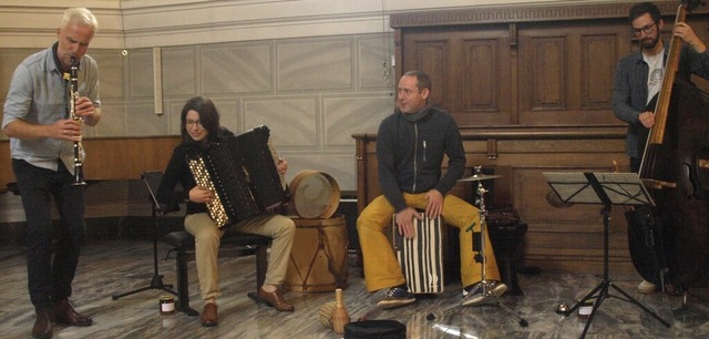 Die Musik kam vom Ensemble &#8222;Yankele&#8220;.   | Foto: Karin Stckl-Steinebrunner