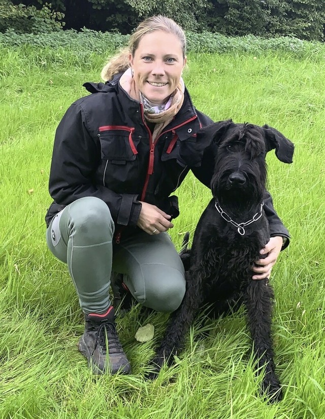 Andrea Braun aus March-Holzhausen nimm...ltmeisterschaft im Fhrtensuchen teil.  | Foto: Mario Schneberg