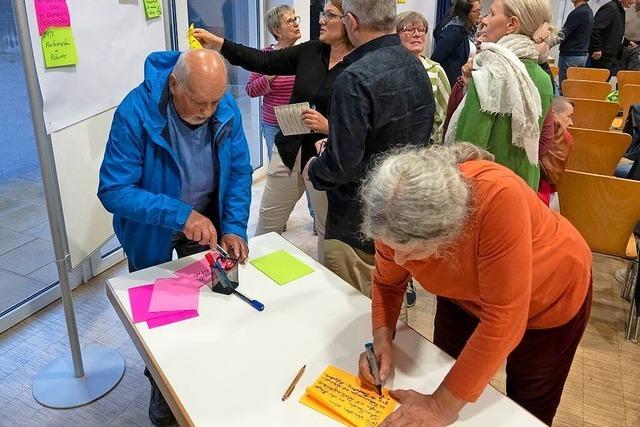 Caf im Pfarrhaus und mehr Tempo 30 - was sich Jung und Alt in Eschbach wnschen