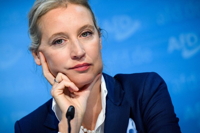 Alice Weidel, hier bei einer Pressekonferenz am 23. September.  | Foto: Bernd von Jutrczenka (dpa)