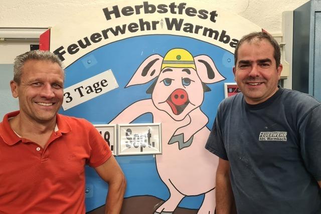 Die Warmbacher Feuerwehrabteilung war eine feste Gre im Rheinfelder Stadtteil