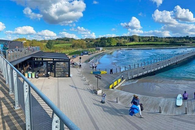 Der Surfpark in Bristol berzeugt die Lahrer Gste