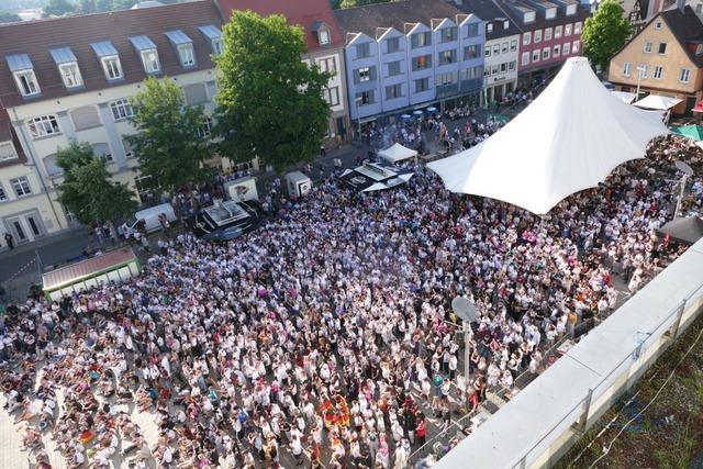 Der Offenburger Gemeinderat stimmt ber das  von der Verwaltung vorgelegte Klimaanpassungskonzept ab