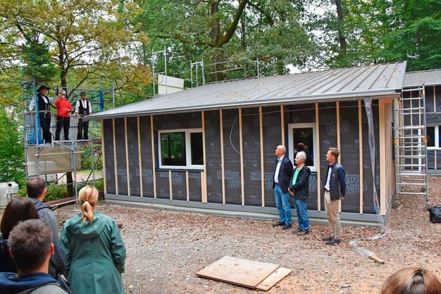 Die neue Sportsttte in Gundelfingen soll andere Sporthallen im Ort entlasten.  | Foto: Andrea Steinhart