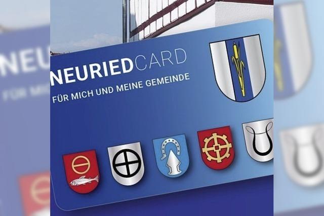 Die Neuried-Card ersetzt den Gutschein auf Papier