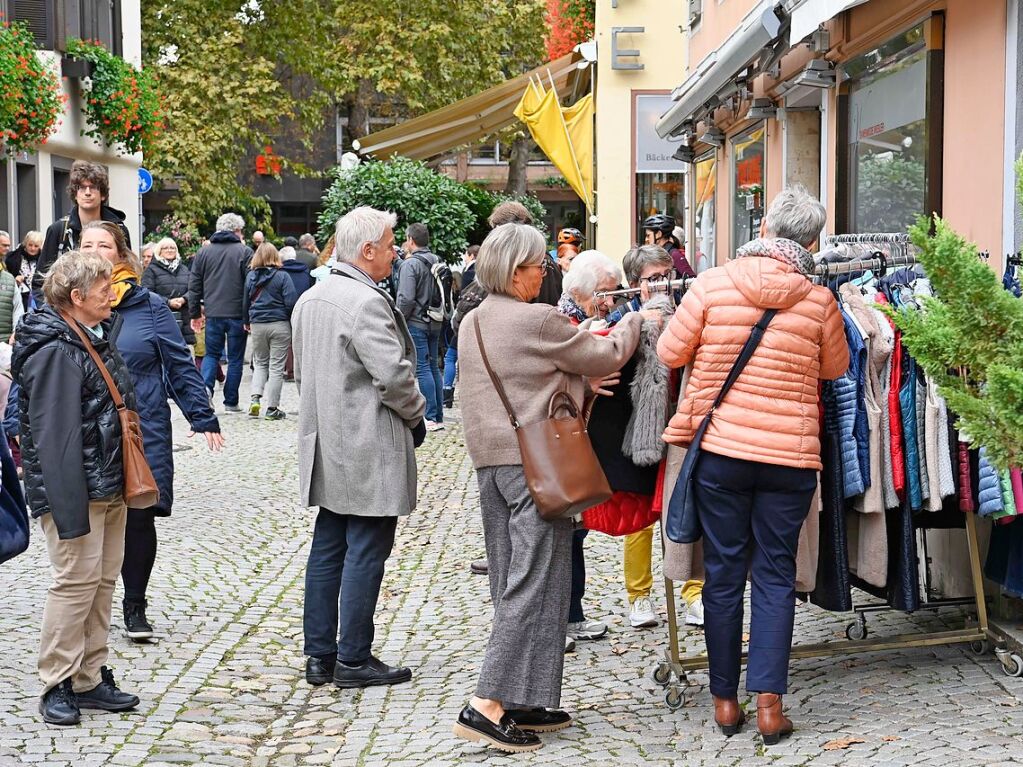 Szenen vom verkaufsoffenen Sonntag unter dem Motto 