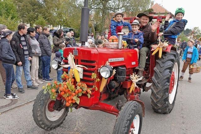 Ganz Niederwihl feiert gemeinsam Erntedank