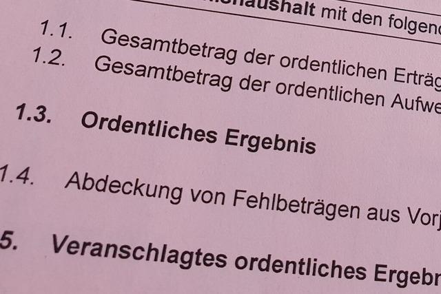 Teninger Haushaltsdefizit schrumpft auf 2,4 Millionen Euro