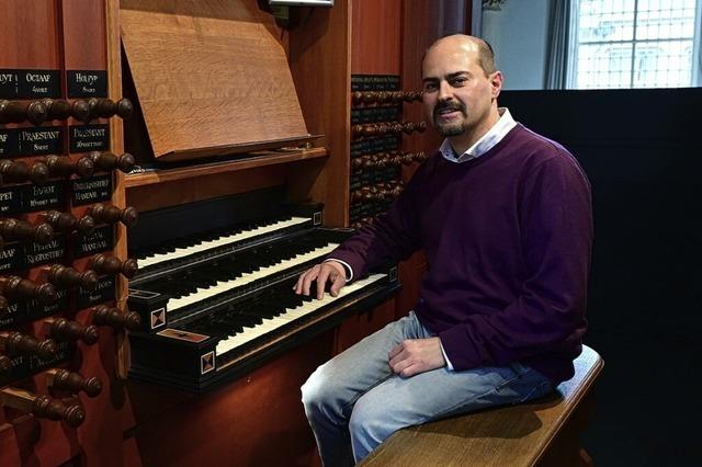 Manuel Tomadin gibt ein Konzert an der Riegner und Friedrich-Orgel in Riegel