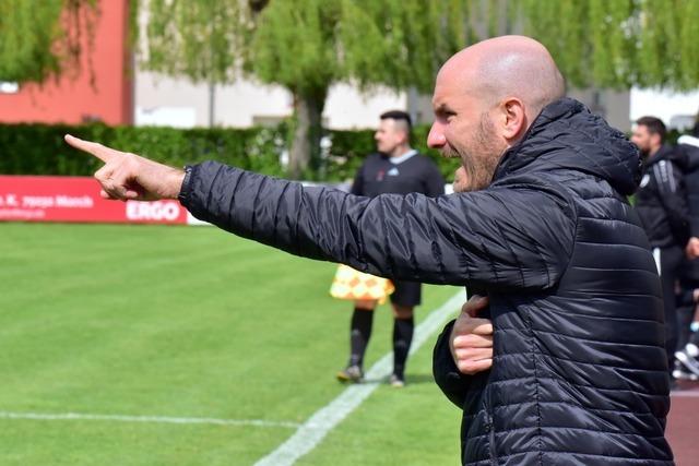 Benjamin Gallmann, Trainer der DJK Donaueschingen, setzt im Abstiegskampf auf "Geduld und Weitsicht"