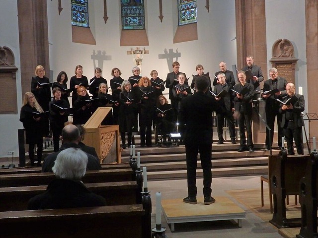 Das Herdermer Vokalensemble zu Gast in der Mllheimer Stadtkirche.  | Foto: Bianca Flier