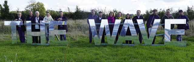 Die Lahrer Delegation beim Besuch des ...arks &#8222;The Wave&#8220; in Bristol  | Foto: Stadt Lahr