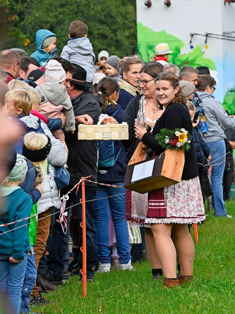 Wenn die Rinder fr die kalte Jahreszeit die hoch gelegenen Weiden verlassen, werden sie von den Menschen in Mnstertal und einem Volksfest empfangen.